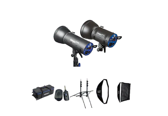 کیت فلاش چتری استودیویی 500 ژول Hensel Integra Plus — تصویر 1
