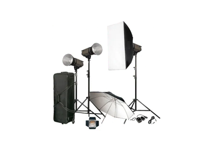 کیت فلاش چتری استودیویی 300 ژول S&amp;S LS-300A — تصویر 1