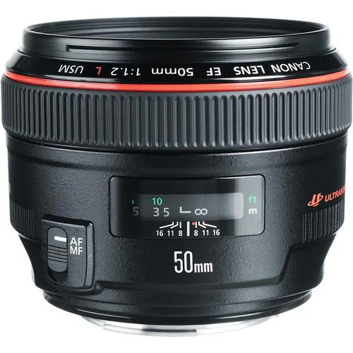 لنز کانن Canon EF 50mm f/1.2L USM Lens (دست دوم)