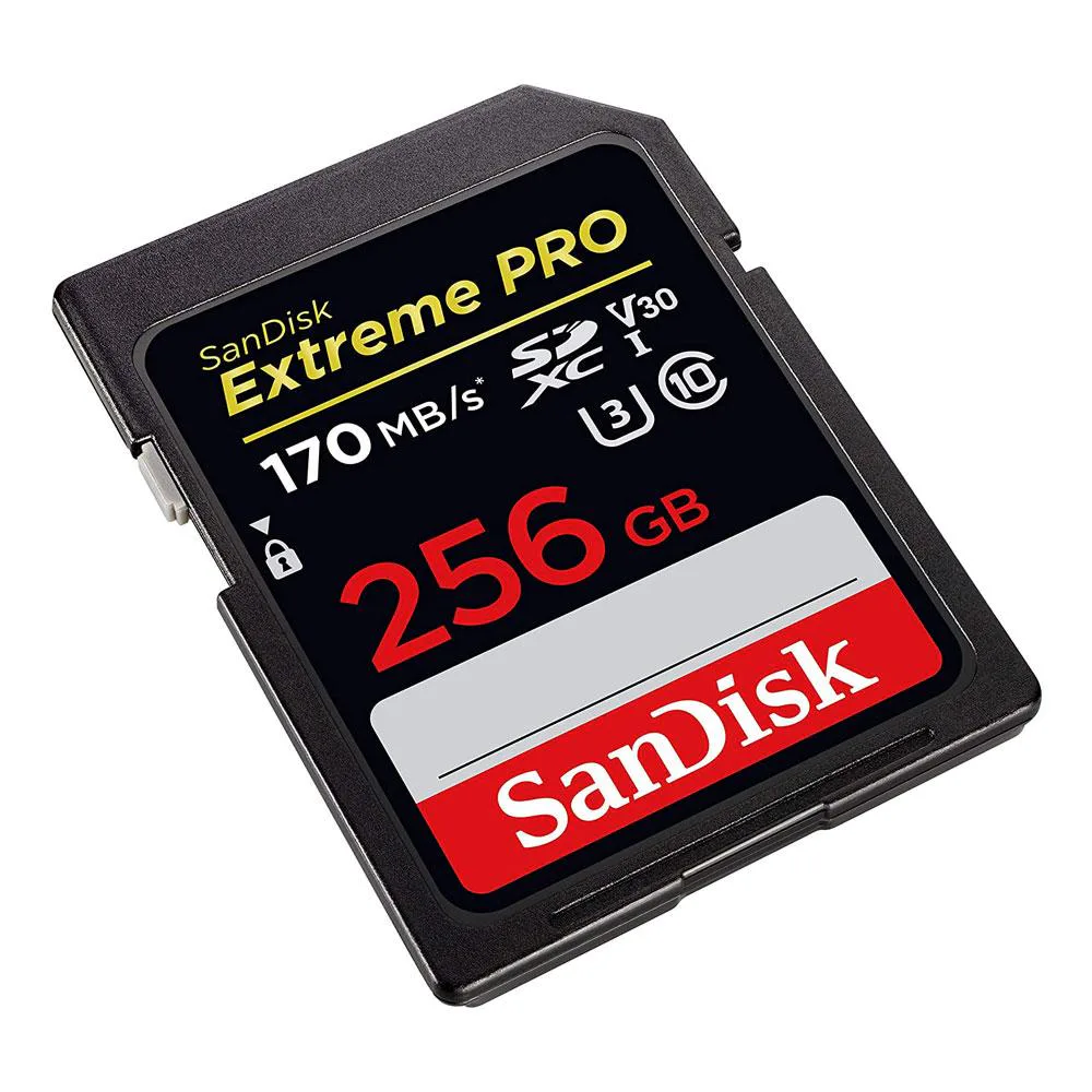 کارت حافظه اس دی سندیسک SD Sandisk 256GB 633X U3 170 mb — تصویر 1