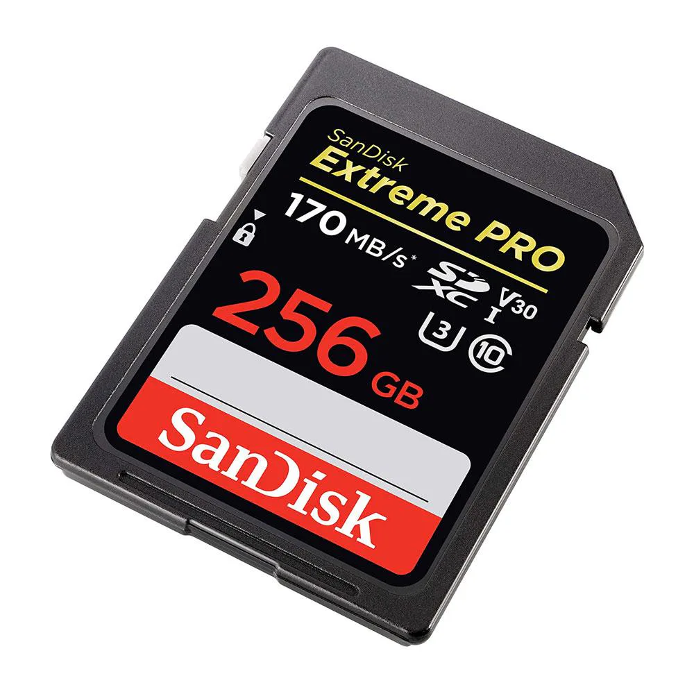 کارت حافظه اس دی سندیسک SD Sandisk 256GB 633X U3 170 mb — تصویر 2