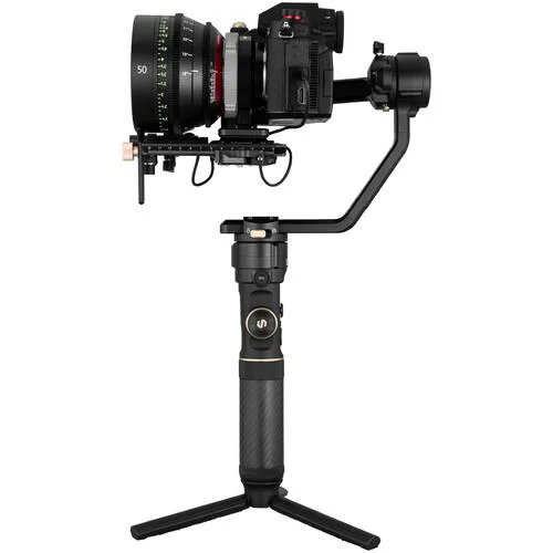 تصویر از نمای جانبی گیمبال دوربین ژیون کرین 2 اس کمبو Zhiyun-Tech CRANE 2S Combo Kit به صورت ایستاده