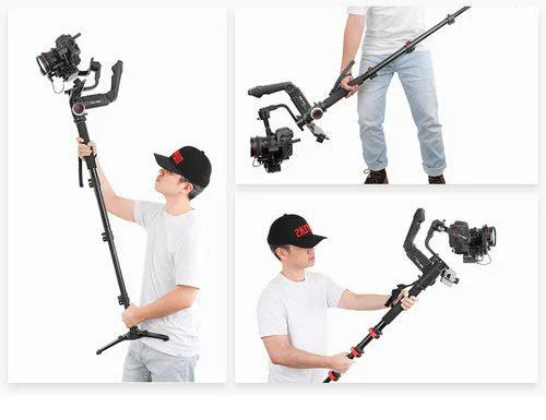 تصویر از کیت مستر گیمبال دوربین ژیون کرین 3 Zhiyun-Tech CRANE 3 Master در حین کار