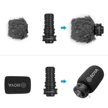 میکروفن موبایل بویا مدل BY-DM100 با جک USB-C