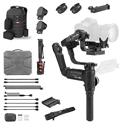 تصویر از اجزای کیت مستر گیمبال دوربین ژیون کرین 3 Zhiyun-Tech CRANE 3 Master