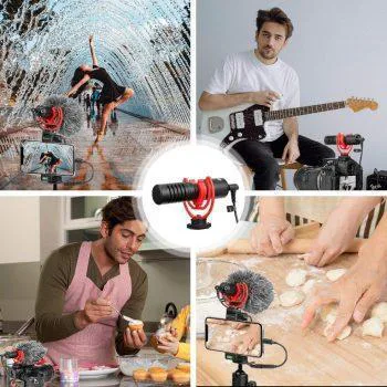 تولید محتوا با میکروفون کاردیود بویا مدل BY-MM1+