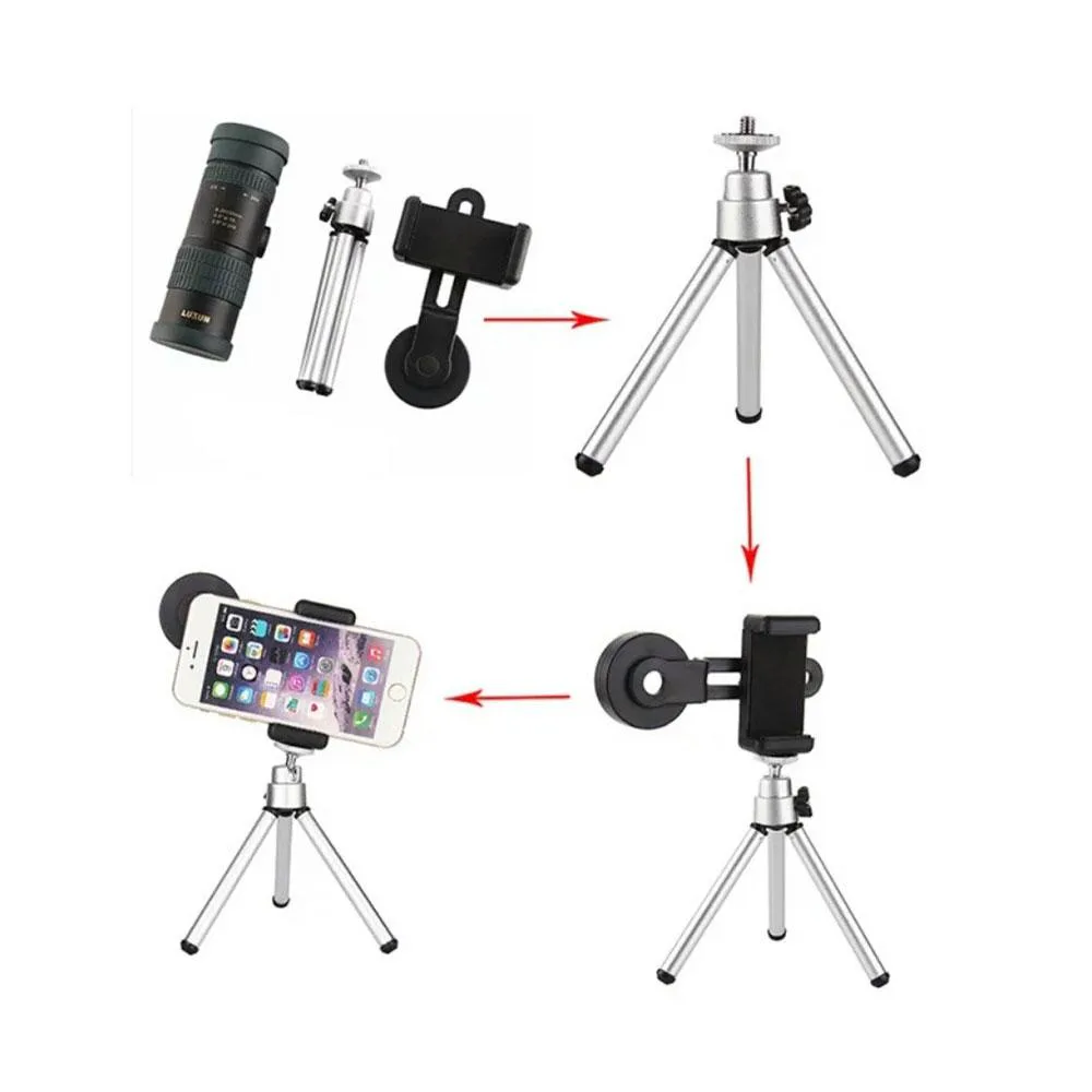 دوربین تک چشمی 24X با قابلیت نصب بر روی موبایل Monocular camera — تصویر 3