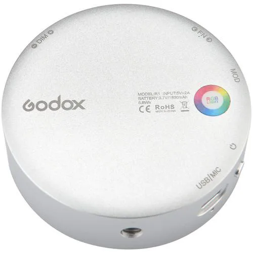 نمای پشت ویدیو لایت گودکس Godox R1 RGB