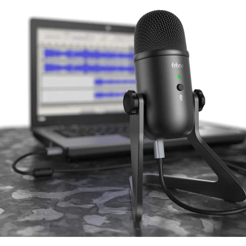 میکروفن فای فاین USB Microphone K678 — تصویر 2