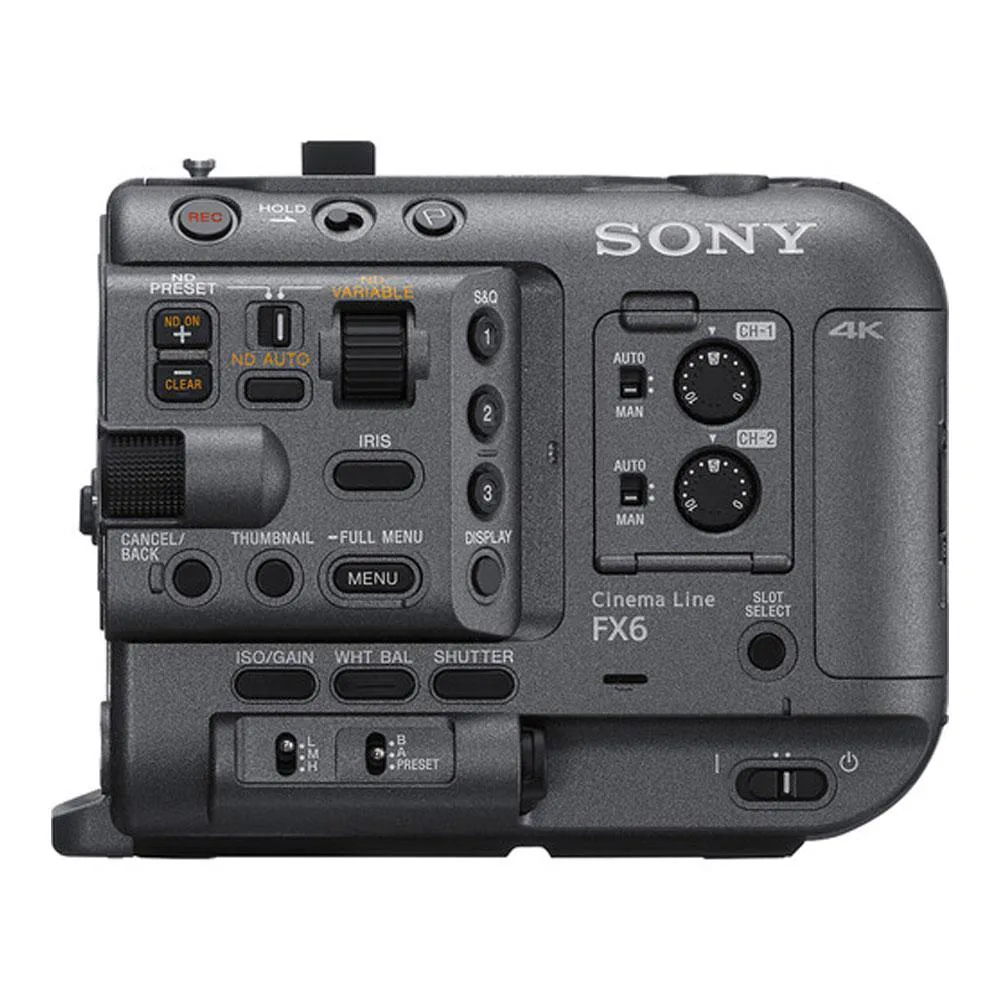 دوربین سینمایی سونی Sony FX6 Full-Frame Cinema Camera Body Only — تصویر 1
