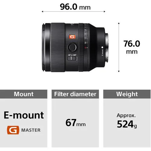 لنز Sony FE 35mm f/1.4 GM