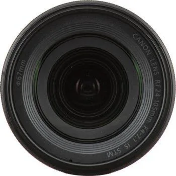 نمای روبرو لنز Canon RF 24-105mm