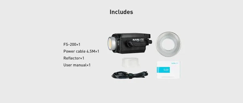نور ال ای دی نانلایت Nanlite FS-200