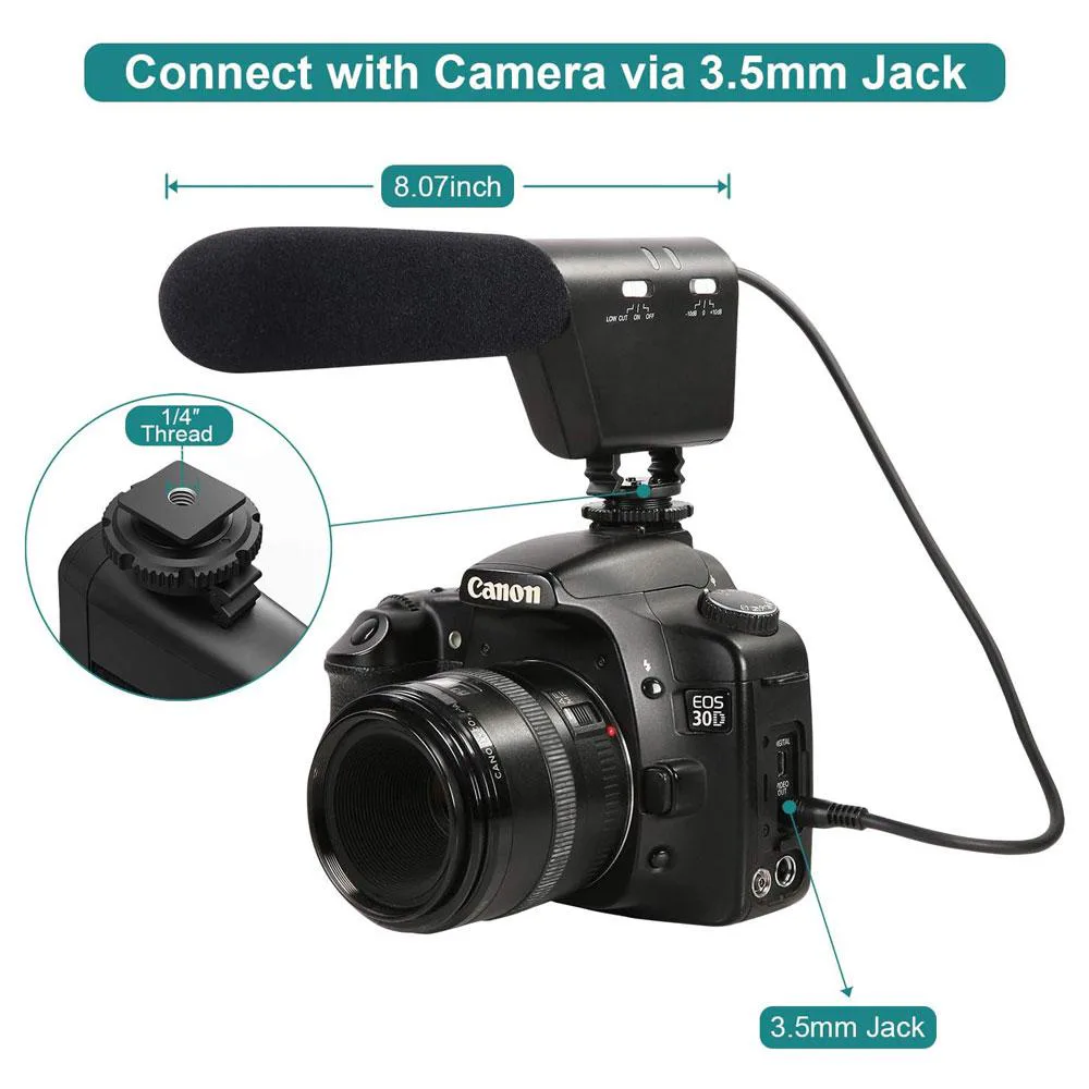 میکروفن شاتگان پیکسل Pixel MC-650 — تصویر 2