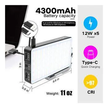 نور ال ای دی پیکسل Pixel Video Light RGB G3