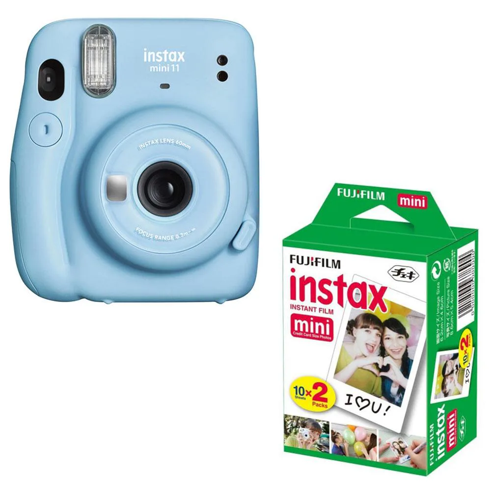 دوربین عکاسی فوجی فیلم FUJIFILM INSTAX Mini 11 + کاغذ 20 عددی