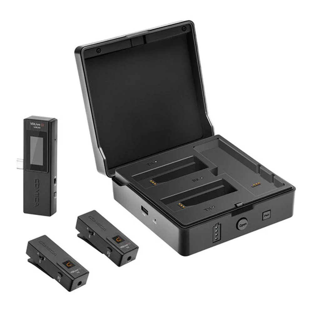 ست میکروفن بی سیم کامیکا Comica Audio VDLive10 USB — تصویر 2