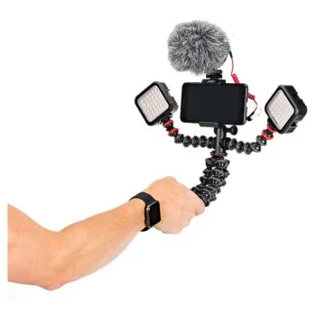 کار با سه پایه قابل انعطاف جابی JOBY Gorillapod Mobile Rig