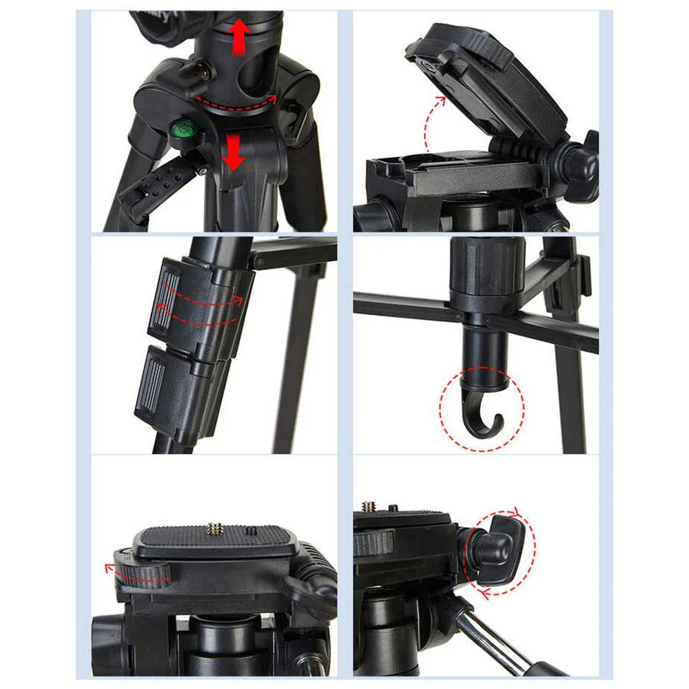 سه پایه دوربین جیماری Jmary KP2294 Tripod — تصویر 4