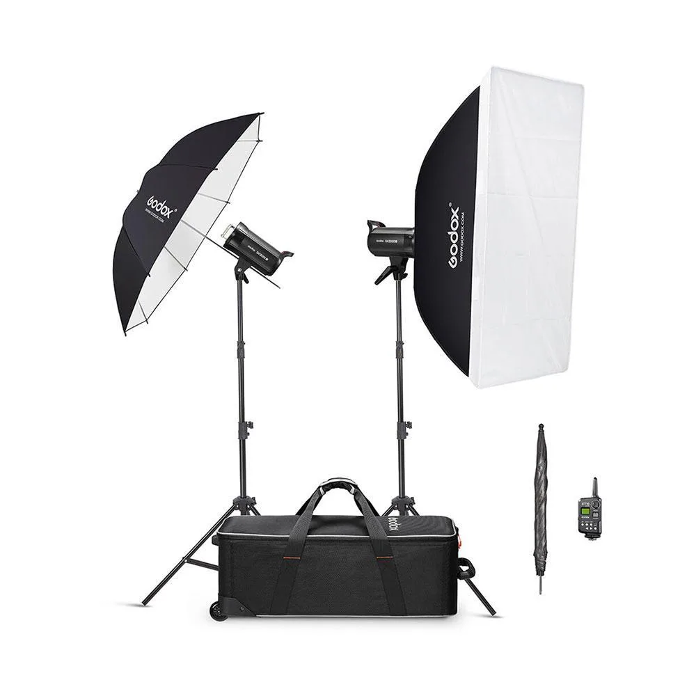 کیت فلاش استودیویی دو شاخه گودکس Godox SK300II-V