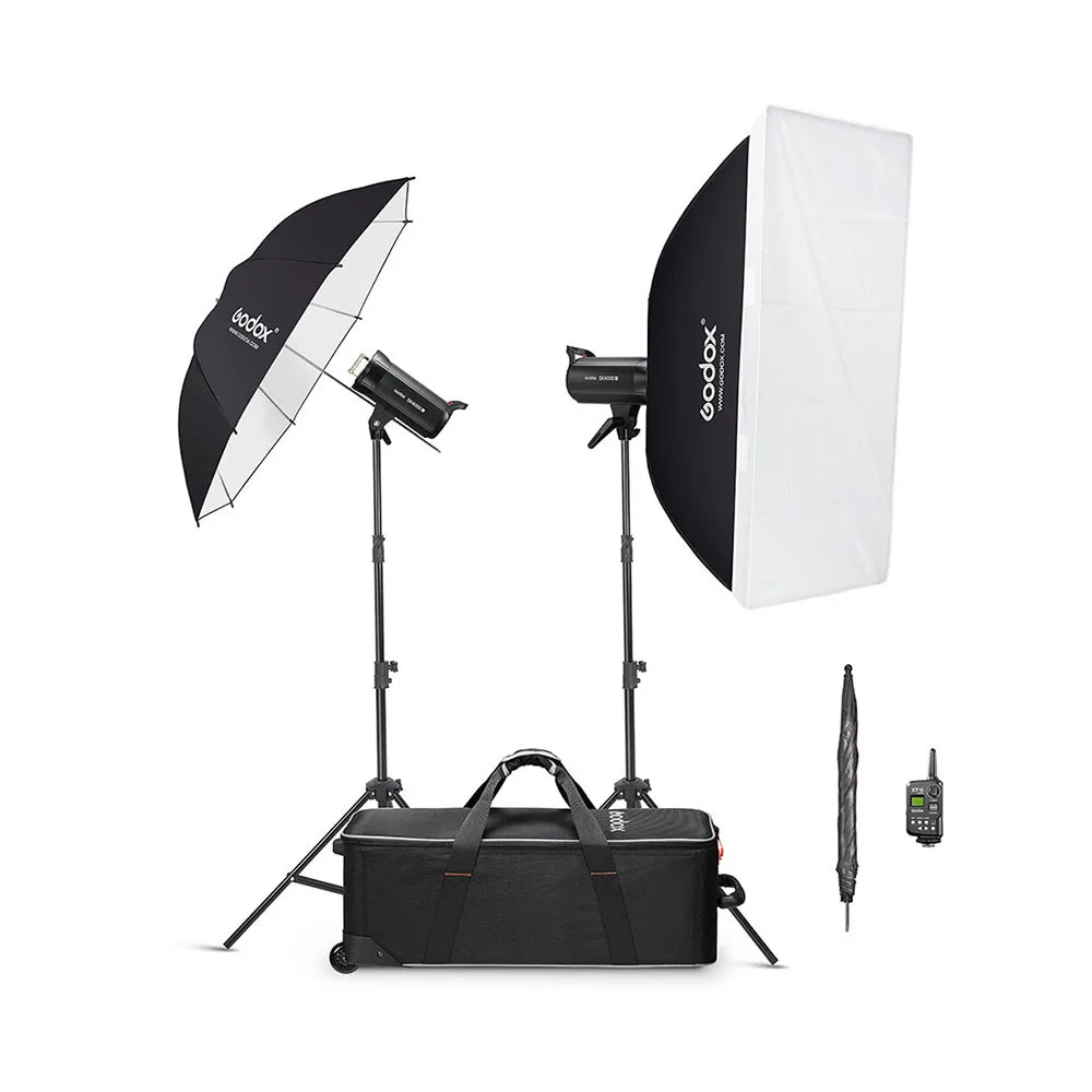 کیت فلاش استودیویی دو شاخه گودکس Godox SK400II-V