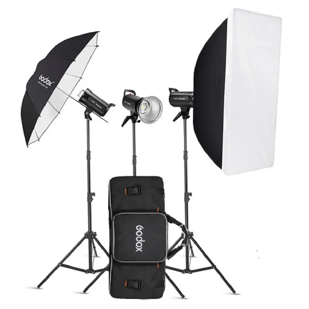 کیت فلاش استودیویی سه شاخه گودکس Godox SK300II-V