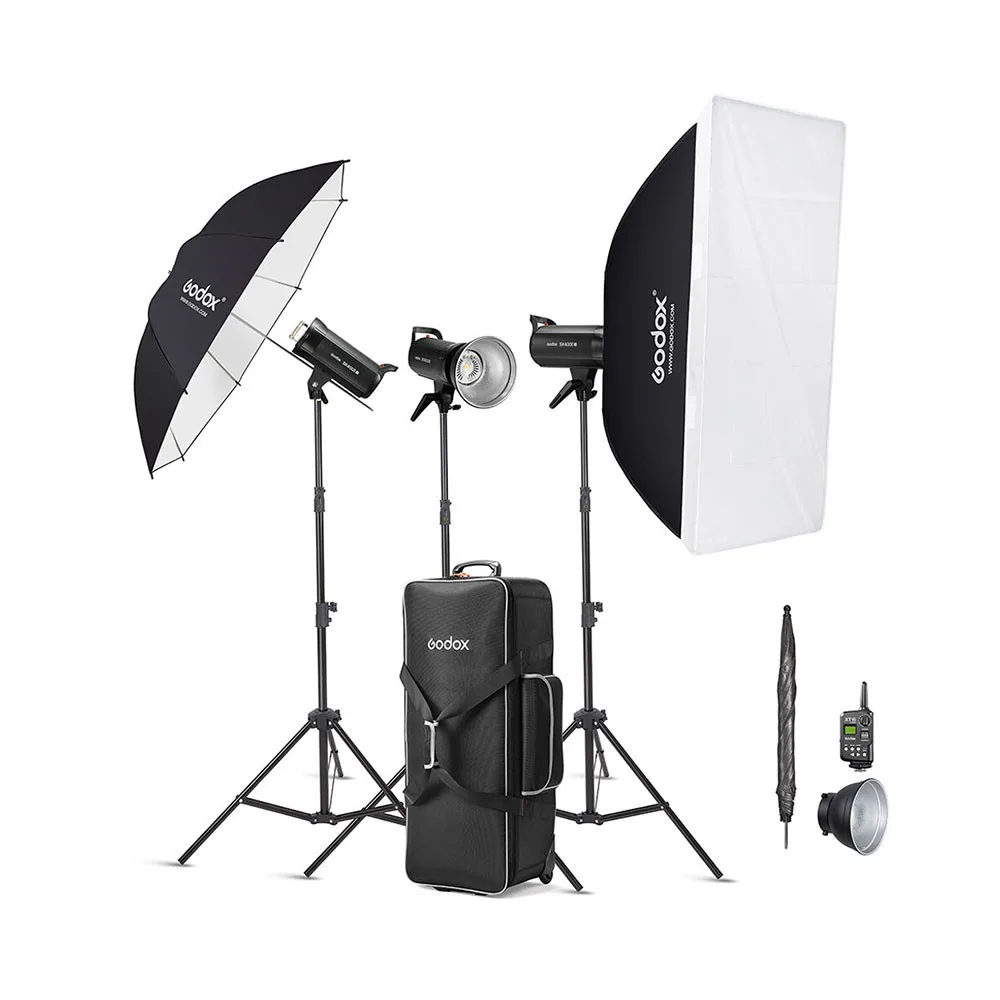 کیت فلاش استودیویی سه شاخه گودکس Godox SK400II-V