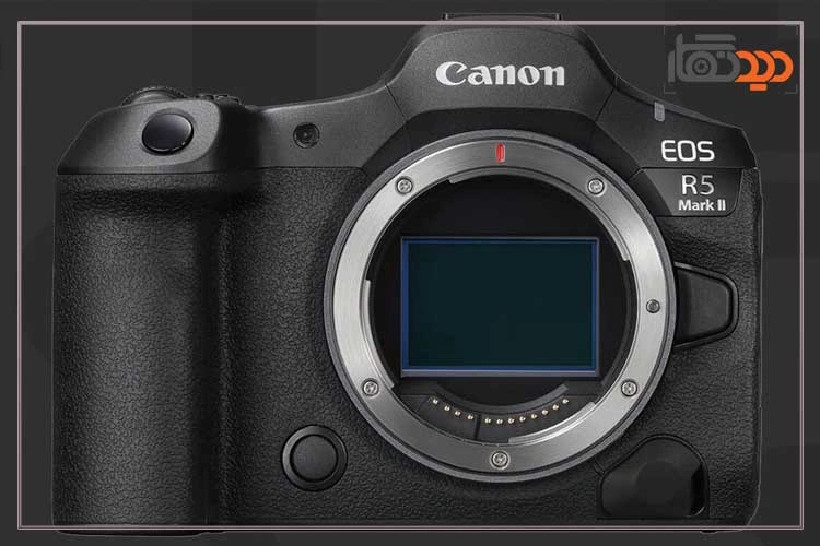 دوربین بدون آینه کانن Canon EOS R5 Mark II Mirrorless Camera و نمای روبرو