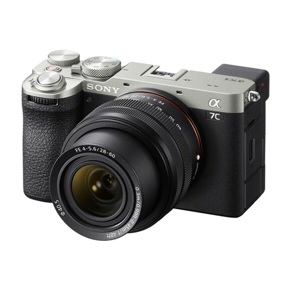 دوربین عکاسی بدون آینه سونی Sony a7C II Mirrorless with 28-60mm Lens نقره ای — تصویر 4