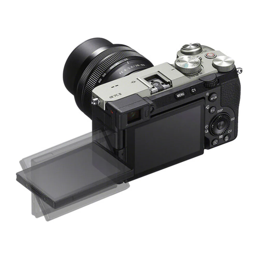 دوربین عکاسی بدون آینه سونی Sony a7C II Mirrorless with 28-60mm Lens نقره ای — تصویر 9