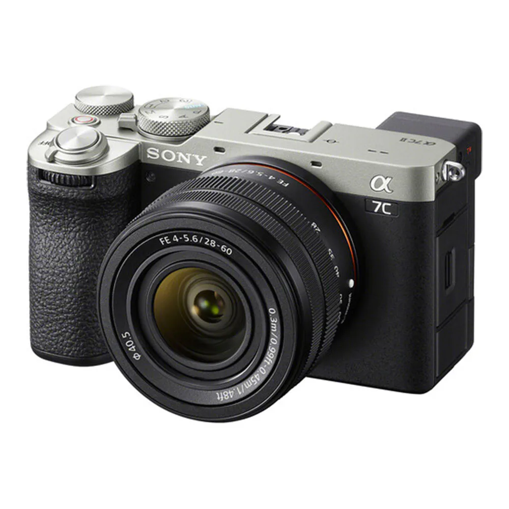 دوربین عکاسی بدون آینه سونی Sony a7C II Mirrorless with 28-60mm Lens نقره ای