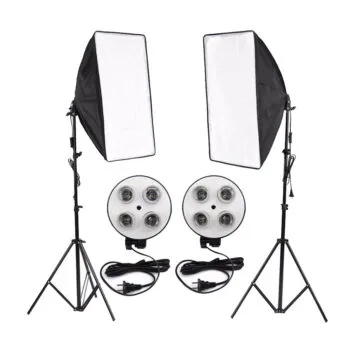 کیت دو شاخه نور ثابت 4 لامپ Diamond Kit 4 Lamps + لامپ