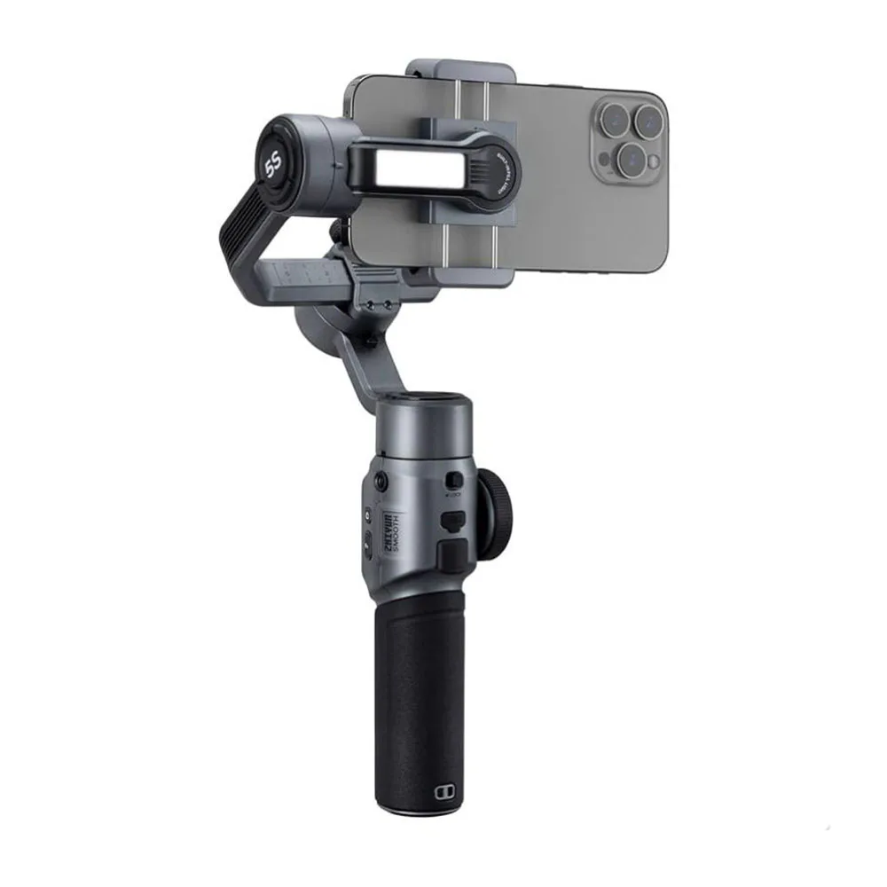 گیمبال موبایل ژیون تک اسموت 5 اس کمبو Zhiyun-Tech Smooth 5S Combo مشکی — تصویر 1