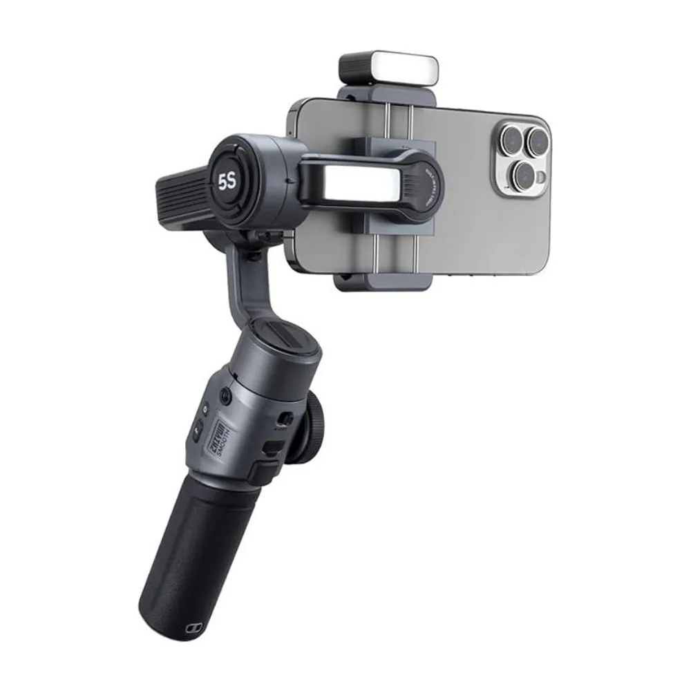 گیمبال موبایل ژیون تک اسموت 5 اس کمبو Zhiyun-Tech Smooth 5S Combo مشکی — تصویر 3