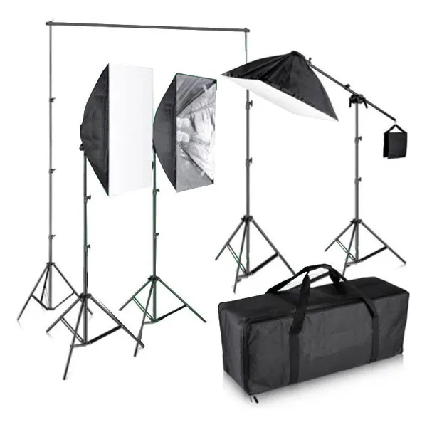 کیت نور ثابت 15 لامپ Diamond Continuous Lighting Kit 15 Lamps + پایه فون 2×3 + هدیه