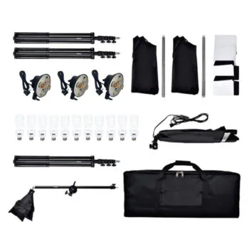 کیت نور ثابت 15 لامپ Diamond Continuous Lighting Kit 15 Lamps + پایه فون 2×3 + هدیه