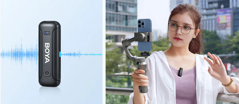 میکروفن یقه ای بی سیم بویا مدل Boya BY-WM3T-D2