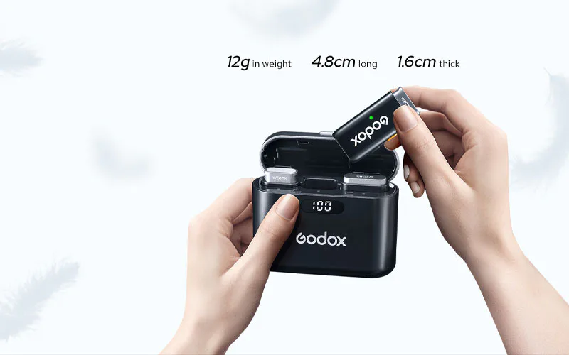 میکروفون بیسیم یقهای گودکس Godox WEC 2-Person Wireless Microphone