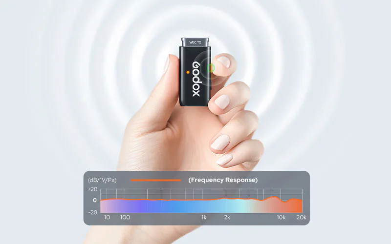 میکروفون بیسیم یقهای گودکس Godox WEC 2-Person Wireless Microphone
