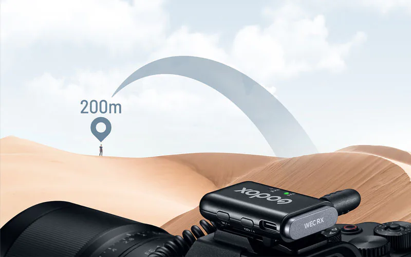 میکروفون بیسیم یقهای گودکس Godox WEC 2-Person Wireless Microphone