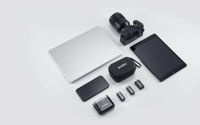 میکروفون بیسیم یقهای گودکس Godox WEC 2-Person Wireless Microphone