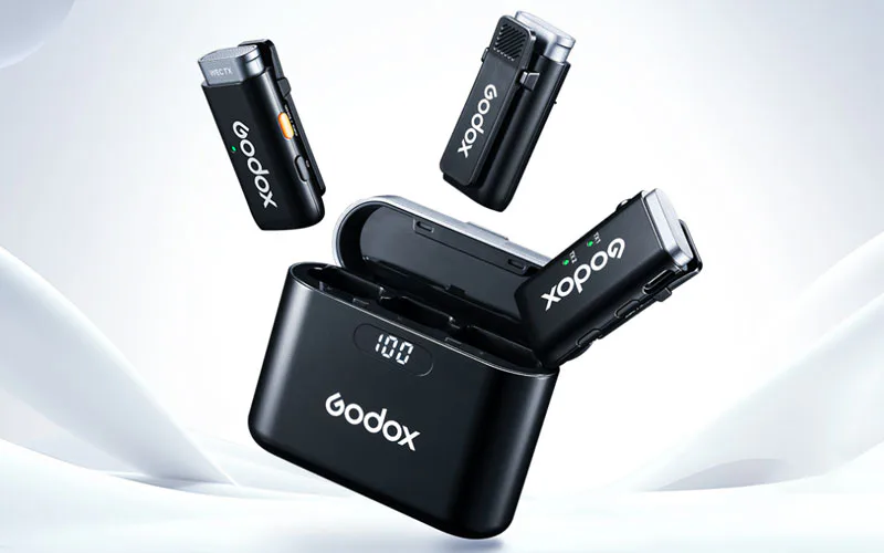 میکروفون بیسیم یقهای گودکس Godox WEC 2-Person Wireless Microphone