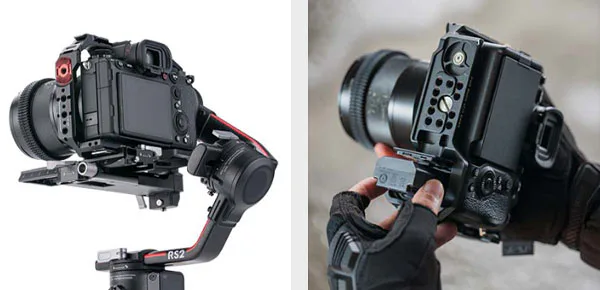 کیج دوربین سونی تیلتا Tilta Full Camera Cage for Sony a7 IV و زوایای مختلف
