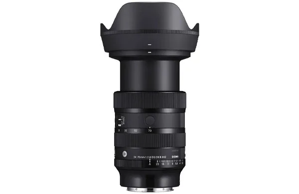 لنز سیگما Sigma 24-70mm f/2.8 DG DN II Art Lens Sony E و نمای جانبی