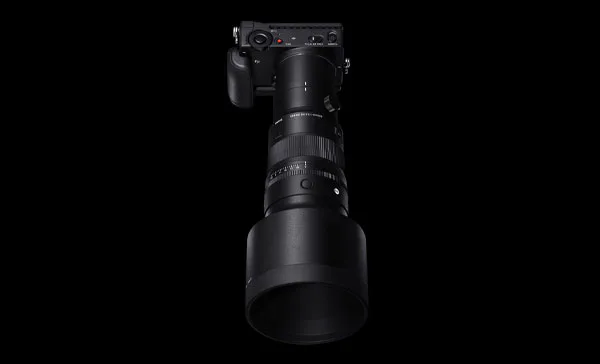 لنز سیگما Sigma 500mm f/5.6 DG DN OS Sports Lens (Sony E) از نمای بالا