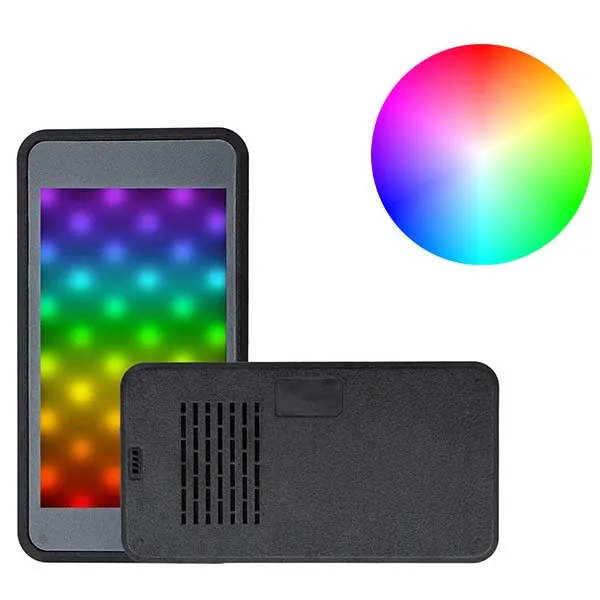 نور ثابت فلات ال ای دی Mp video light RGB و مشخصات فنی