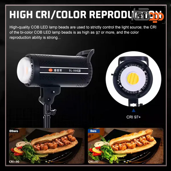 نور ثابت ال ای دی Zsyb BKL-SL500Bi Video Light و مشخصات فنی