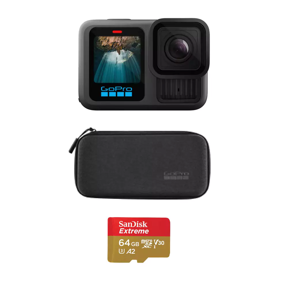 دوربین گوپرو هیرو GoPro HERO13 + رم Micro SD 64GB + کیف اورجینال