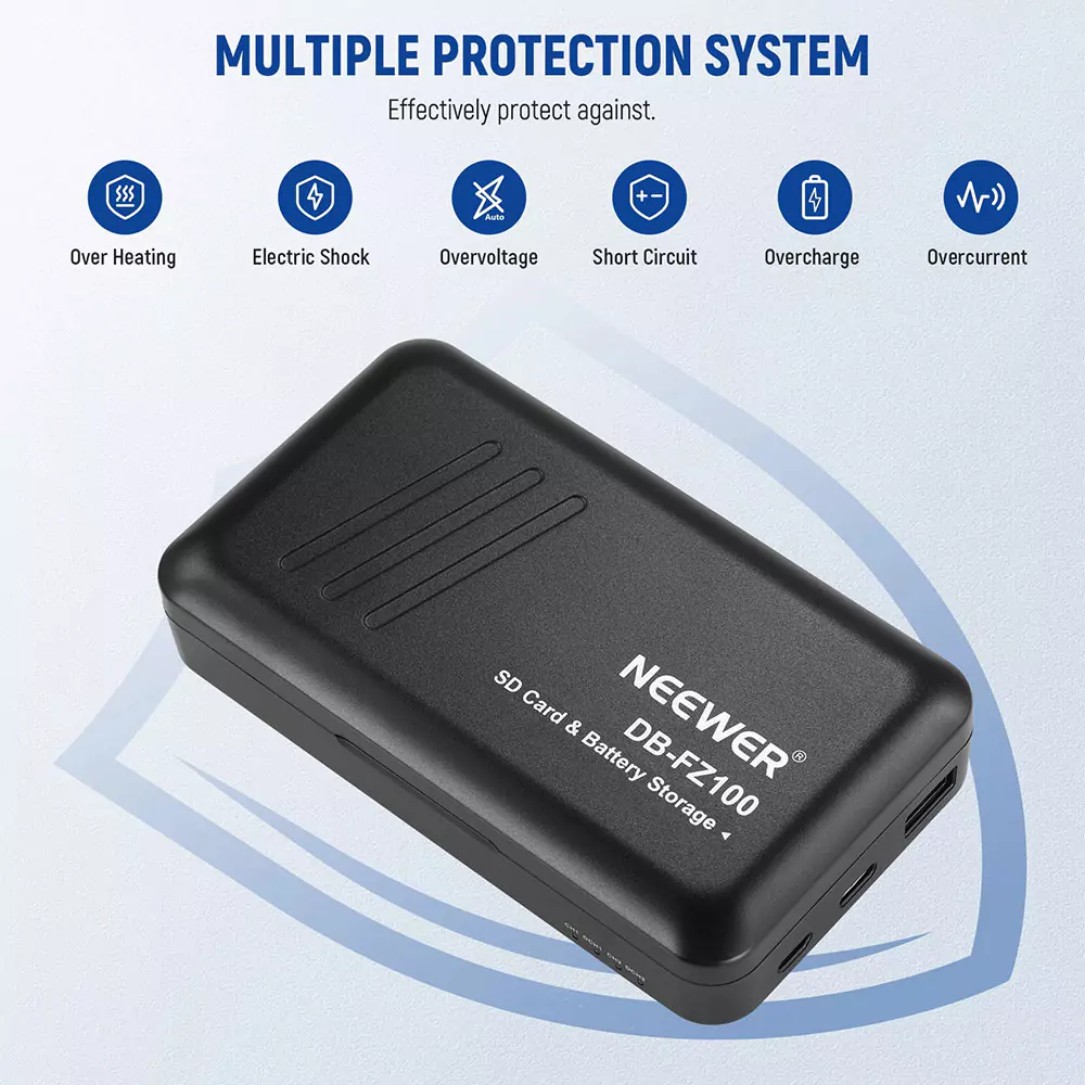 باتری نیور + کیس شارژ NEEWER DB-FZ100 Battery Charger Kit