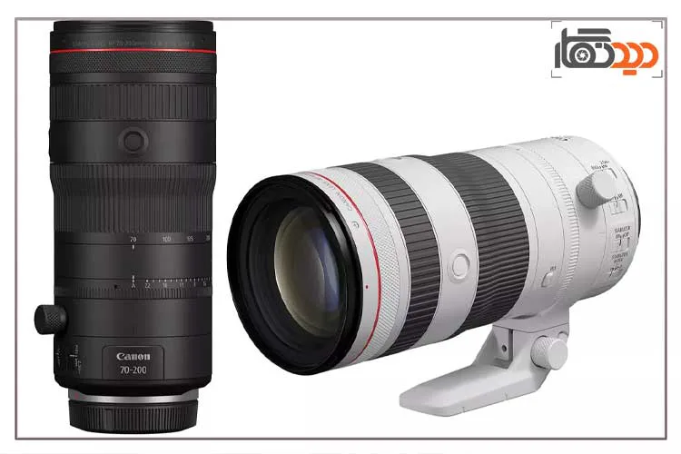 لنز کانن Canon RF 70-200mm f/2.8 L IS USM Z Lens Black و نمای جانبی
